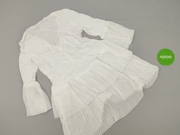 białą bluzka z długim rękawem zara: Zara, Bluzka damska, rozmiar XS — 4