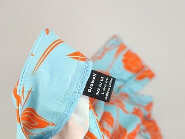 moda lata 70 sukienki: Spodnie materiałowe damskie, L — 4