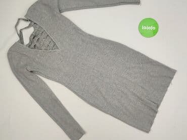 czarna sukienka dzianinowa z golfem: Sukienka damska, rozmiar S — 3