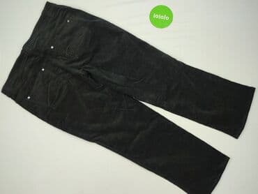 materiałowe spodnie z wysokim stanem lata 80: Spodnie materiałowe damskie, rozmiar 2XL — 3