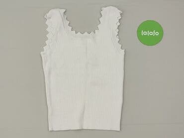 biała marynarka bez rękawów: Top damski, M — 3