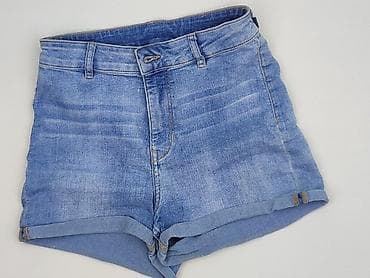 spodenki materialowe: H&M, Szorty damskie, rozmiar M — 1