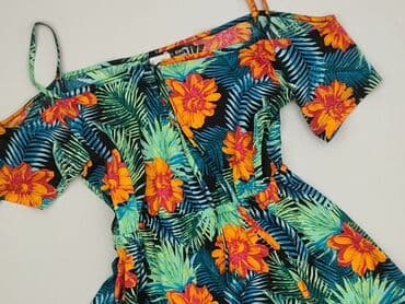 niebieskie sukienki plus size: Women`s dress, size XL (EU 42) — 1