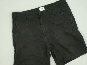 rozkloszowane spodenki czarne: H&M, Szorty dla mężczyzn, rozmiar 2XS — 1