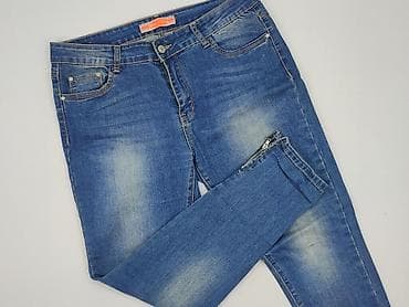 czarne cargo pull and bear: Джинси жіночі, розмір XL — 1