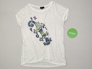 bialy top reserved: T-shirt damski, rozmiar M — 2