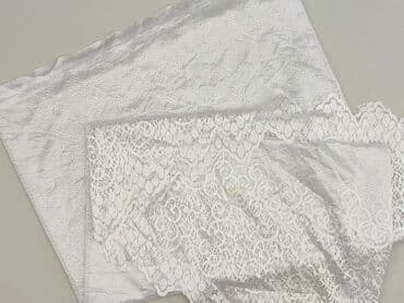 Biała koronkowa chusta/apaszka - Delikatna, lekko prześwitująca