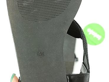 czerwone sandaly plaskie: Sinsay, Sandały damskie, rozmiar 41 — 4