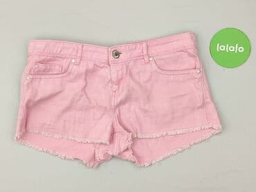 różowe szorty jeansowe damskie: Denim Co, Szorty damskie, rozmiar M — 2