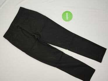 czarne spodnie z wysokim stanem reserved: Spodnie materiałowe damskie, XS — 3