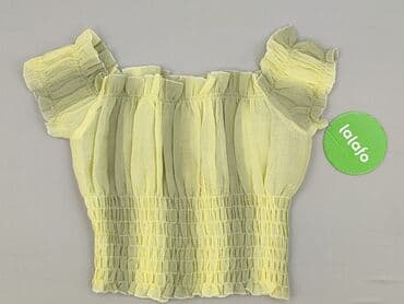 bluzki z transparentnymi rękawami: Top damski, rozmiar S — 4