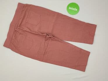 Women: Material trousers for women, size 3XL (EU 46) — 3