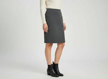 plisowane spódnice szara: Spódnica damska, rozmiar L — 8