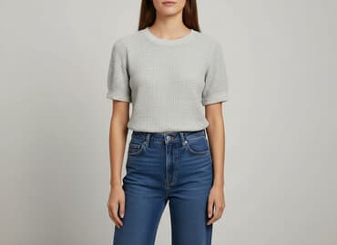 koszulka na ramiączkach jedwabna: CAMAIEU, T-shirt damski, rozmiar M — 6