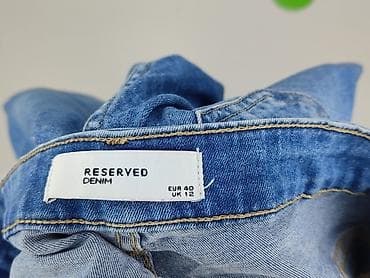 kurtki reservd: Jeansy damskie, rozmiar L — 4