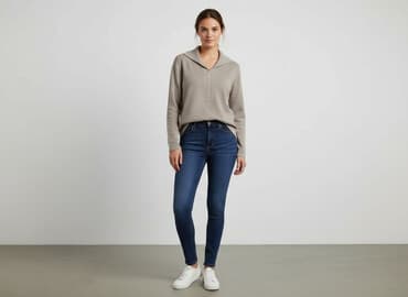 sweter piórkowy na drutach: Bluzka damska, rozmiar XL — 6
