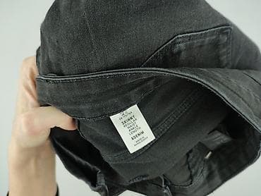 czarne jeansy pull: H&M, Jeansy damskie, rozmiar L — 5