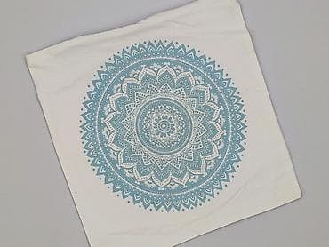 serwetki: Poszewka dekoracyjna na poduszkę – mandala - Wzór: turkusowa mandala — 1