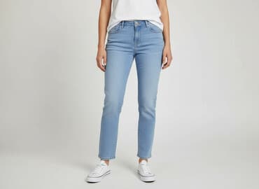 polskie jeansy odra: Jeansy damskie, rozmiar M — 6