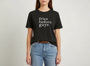 śmieszne koszulki strażackie: T-shirt damski, rozmiar L — 1