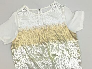 bluzka z cekinami damska: Women's blouse, size M — 2