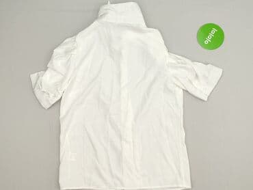 biała koszula z kołnierzykiem damska: Сорочка жіноча, розмір S — 3