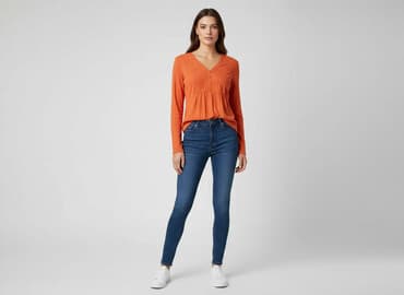 bluzki z wiskozy długi rękaw: Women's blouse, size S — 1