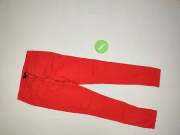 czerwone spodnie hm: H&M, Spodnie materiałowe damskie, rozmiar S — 2