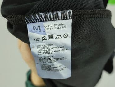 czarne t shirty damskie w serek: Top damski, rozmiar M — 4