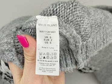długie skarpetki do krótkich spodenek: River Island, Golf damski, rozmiar S — 4