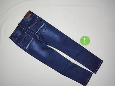 rajstopy goth: Spodnie jeansowe, 13 lat, 158, stan - Idealny — 3
