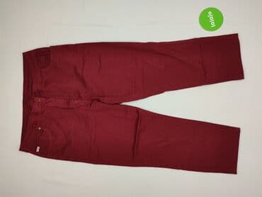 Women: Material trousers for women, size 3XL (EU 46) — 2