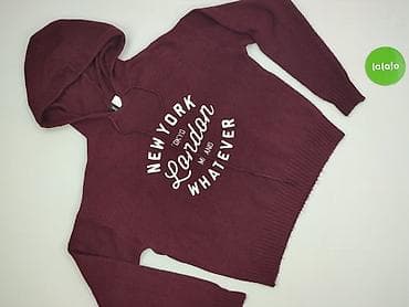 brazowe conversy: H&M Divided, Bluza z kapturem damska, rozmiar S — 2