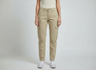 terrastyll spodnie: Bershka, Spodnie cargo damskie, rozmiar S — 1