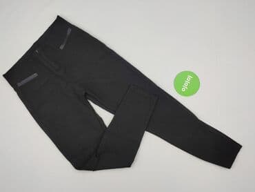 stradivarius spodnie czarne z wysokim stanem: Stradivarius, Spodnie materiałowe damskie, rozmiar M — 2