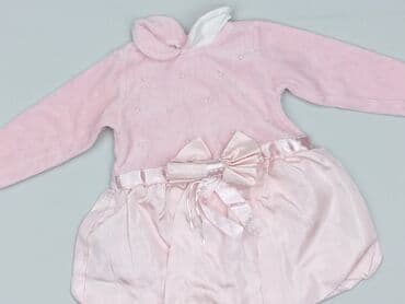 sukienka boho midi: Sukienka, Baby Rose, 6-9 miesięcy, stan - Idealny — 1