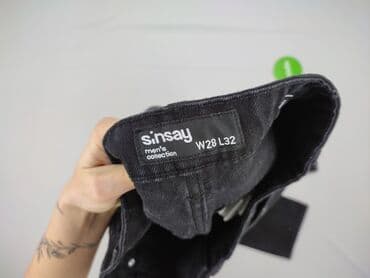 kurtki w sinsayu: Sinsay, Jeansy dla mężczyzn, XS — 4