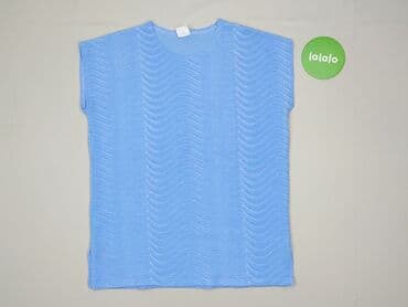 niebieska bluzki z krótkim rękawem: TEX, Bluzka damska, rozmiar M — 3