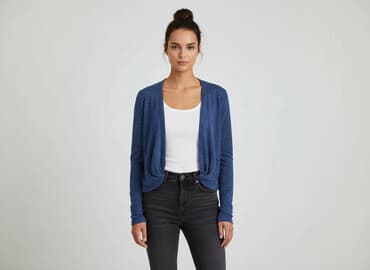 kurtki zimowe damskie c a: Kardigan damski, rozmiar M — 5