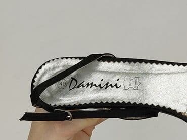 czarne sandały na szpilce ccc: Półbuty damskie, rozmiar 40 — 6