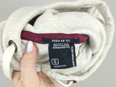 bluza z fajnymi napisami: SMOG, Bluza z kapturem dla mężczyzn, rozmiar S — 5