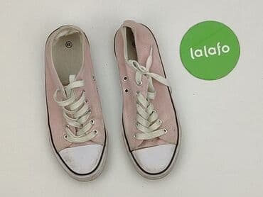 czarna sukienka i białe trampki: Trampki damskie, rozmiar 39 — 2