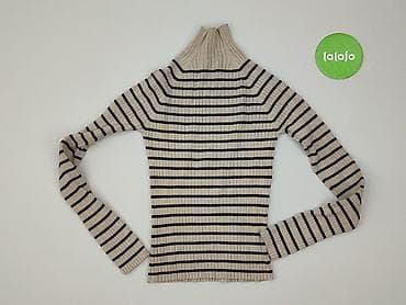 sweter w paski c: Stradivarius, Golf damski, rozmiar M — 3