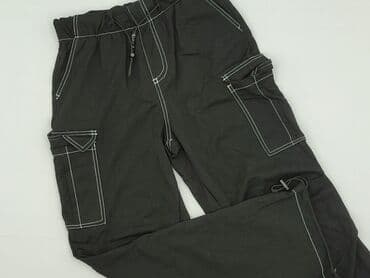 spodnie czarne cargo bershka: Cropp, Spodnie cargo damskie, rozmiar XS — 1