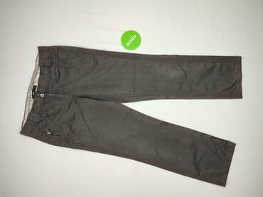 spodnie woskowane brązowe reserved: Reserved, Material trousers for women, size XL (EU 42) — 2