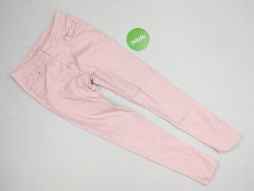 różowe jeansy damskie: Jeansy damskie, rozmiar S — 2