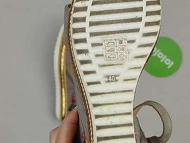 sandaly jasne: Sandały damskie, rozmiar 40 — 5