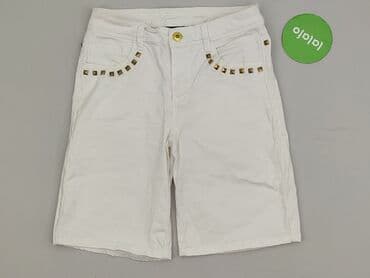 białe krótkie spodenki jeansowe: KappAhl, Szorty damskie, rozmiar S — 2