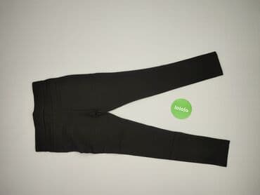 jakie rajstopy do srebrnej sukienki: Material trousers for women, size S (EU 36) — 3