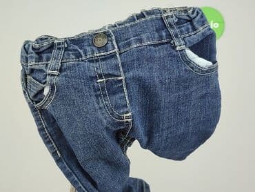 reserved spodnie woskowane: Denim pants, So cute, 12-18 months, condition - Good — 5